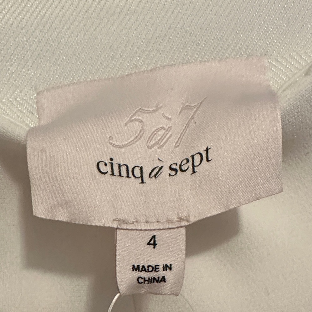 Cinq à Sept Billie White Flare Pants - Picture 8 of 9